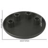 Ceramics Advent Candle Holder Matte Black White Taper Candle Tray 4 Candlestick Seats Dining Table Decoration