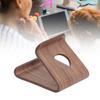 Wooden Phone Stand Waterproof Ergonomic Integrated Wood Tablet Holder with TPU Non Slip Pad