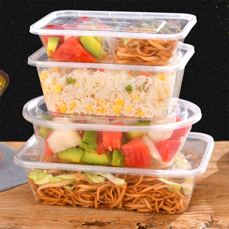 Disposable Square Takeout Food Containers (300 Sets)