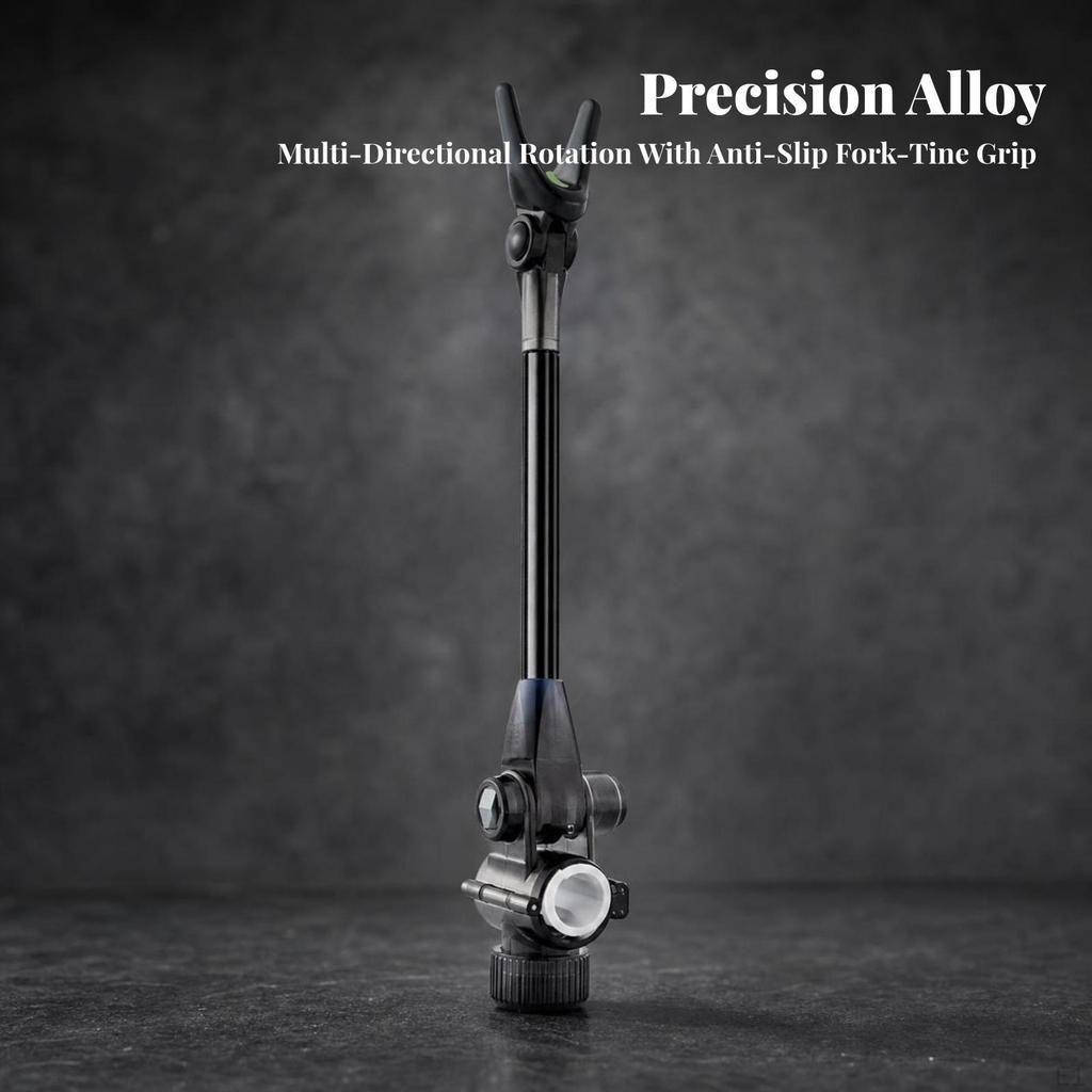 Fishing Rod Rear Holder | Extendable Carbon Fiber Shaft, Rapiddetach Mechanism, with