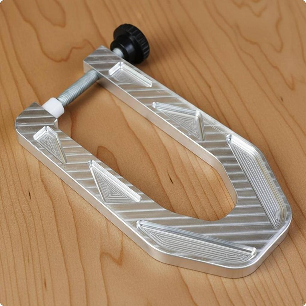 Guitar Bridge Clamp Aluminum Alloy Repair Musical Instrument Tool for Luthiers,