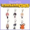 Trendy Chainsaw Man Keyring Acrylic Key Chain Double Sided Printing Bag Pendant