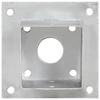 Post Anchor Set (4 Pcs) Galvanized Metal 91 Mm