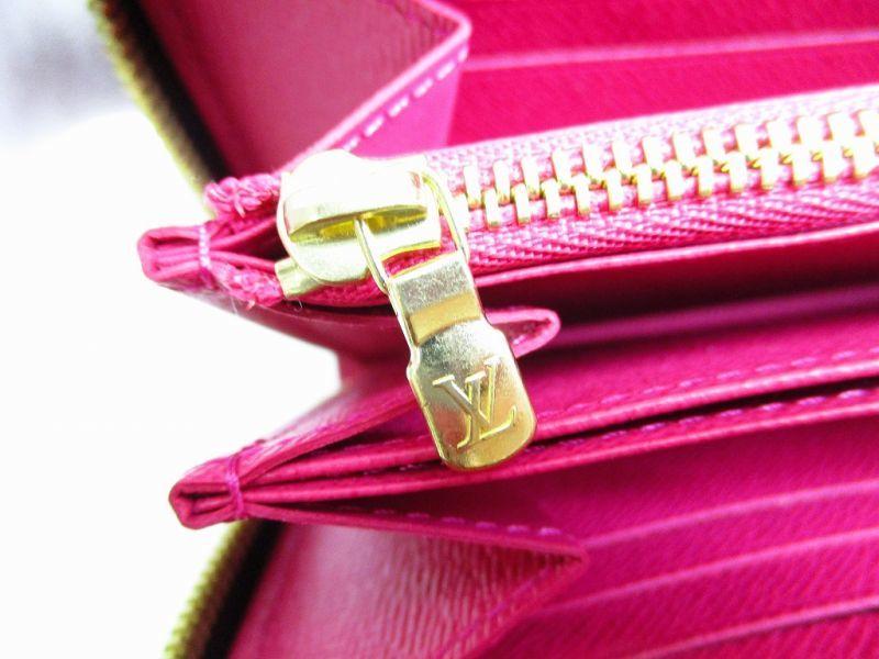 Authentisches LOUIS VUITTON Monogramm Love Lock Leder Runder Reißverschluss Zippy Portemonnaie #7763 Generalüberholt