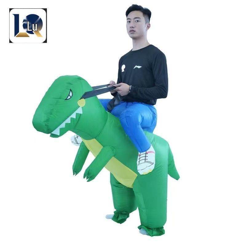 תחפושת דינוזאור מתנפחת לילדים לכיף הורים-ילדים