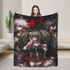 Nagito Komaeda The Ultimate Blanket  Warm Soft Funny Plush Bedding Throws For Couch Chair Camping Flannel Bedspread Bed Cover