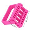 Foldable Bracket Style Nail Grinding Head Storage Box  Desktop Arrangement For Nail Salon Tools