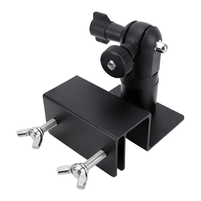 Solars Panel Mounting Brackets Aluminum Alloys 360 Rotate Angle Adjustment Gutters Installation Weatherproofed