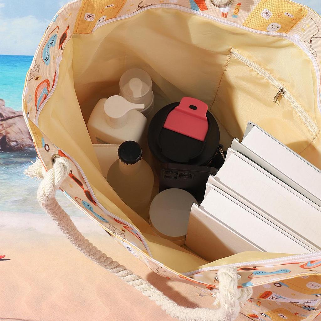 Große Sommer-Strandtasche – Lässige Einzel-Schulter-Handtasche