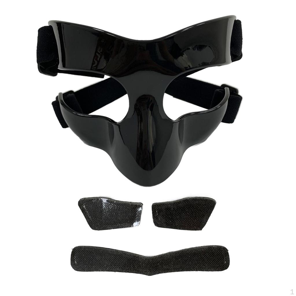 Basketball Mask Face Shield for Broken Nose Elastic Strap Adjustable Adults Guard