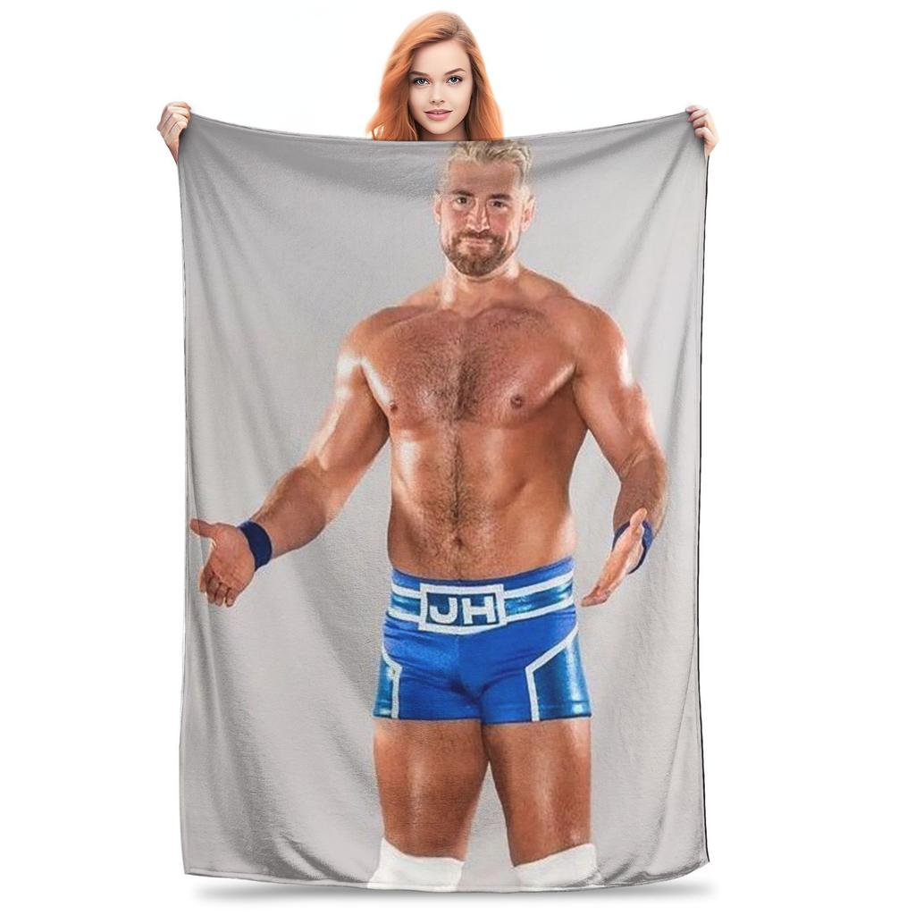 Ich glaube an Joe Hendry Wrestling JH Decke Leichte Fleece-Kuscheldecke für Zuhause Schlafzimmer Büro Überwürfe Tagesdecke Steppdecke