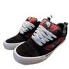 Knu Skool dragon fruit roz piele întoarsă pantofi de skateboard cu profil jos pantofi cu talpă groasă din piele întoarsă