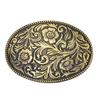 Western Vintage Flower Men'S Belt Buckles Cowboy Native