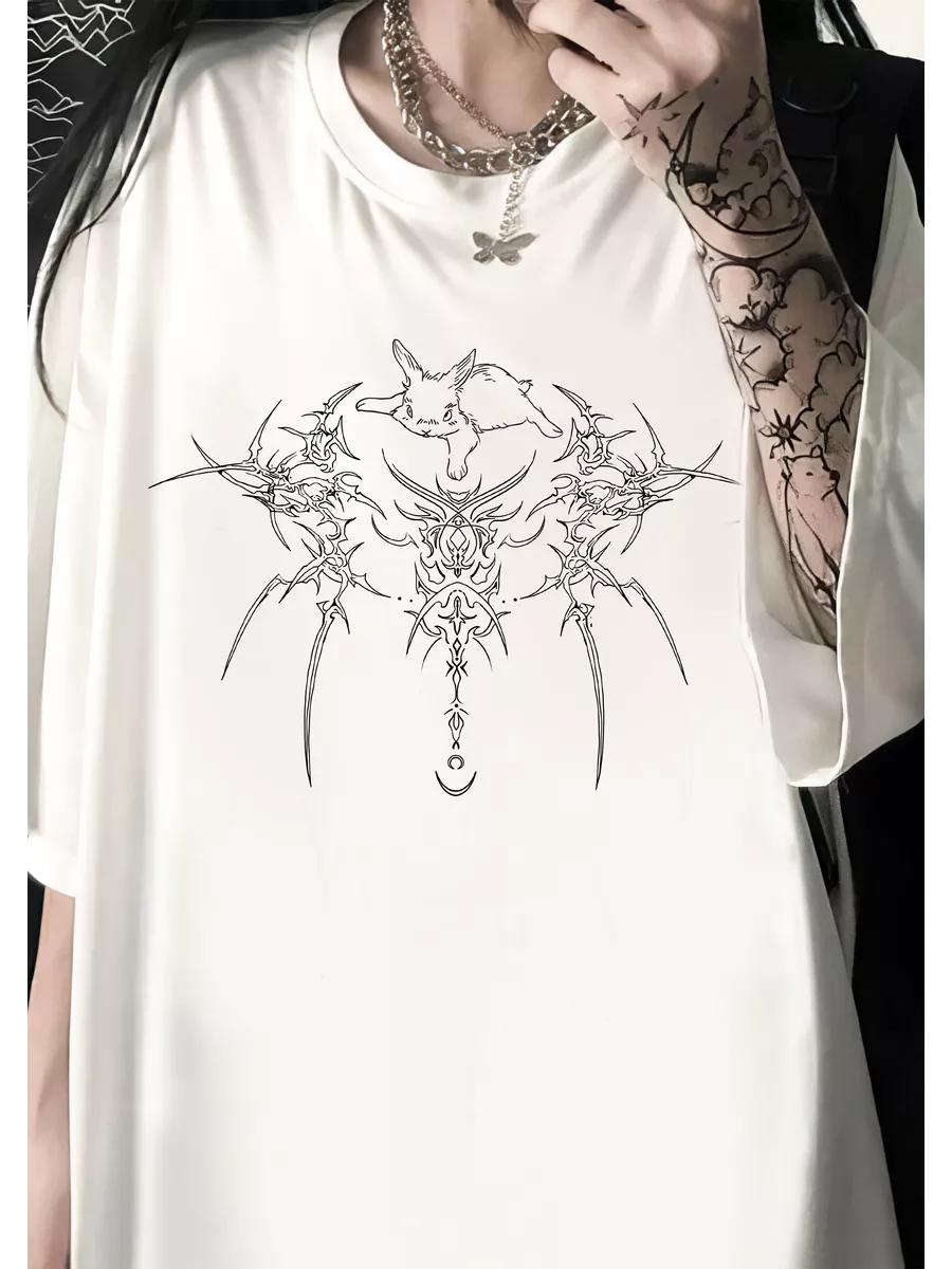 Y2K alt drain T-shirt L