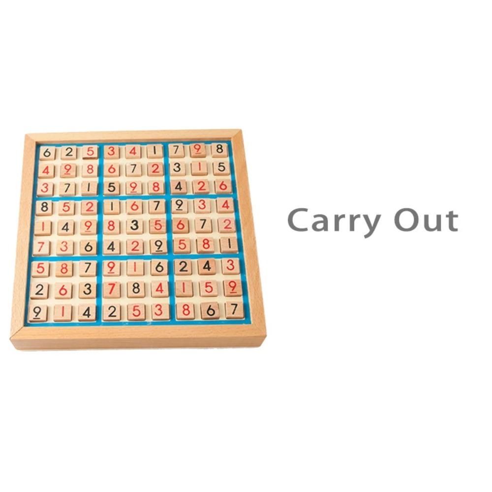 Sudoku Crosswords Montessori Wooden Educational Digits Inference Logic Games Latin Square Math Puzzles Number Place Games Toys