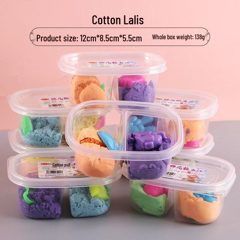 Creative Kids' Cotton Sand & Colored Clay DIY Playdough Set
