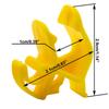 2Pcs W709046S300 Car Rod Bonnet Hood Retaining Retainer Fastener Clips For Ford
