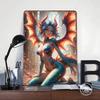 Fantasy Dragon Girl Metal Poster Customized Wall Art Retro Vintage Tinplate Signs for Living Room Decorations Wand Deko Man Cave