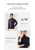Winter 2025: Loose Casual Wool Sweater with Half-High Collar & Rolled Hem