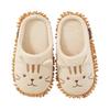 [FUKU FUKU NYANKO] Mop Slippers Cleaning Slippers Cleaning Room Shoes Cute Dust Removing Flooring Quiet Indoor Shoes Spring Cleaning Time Saving