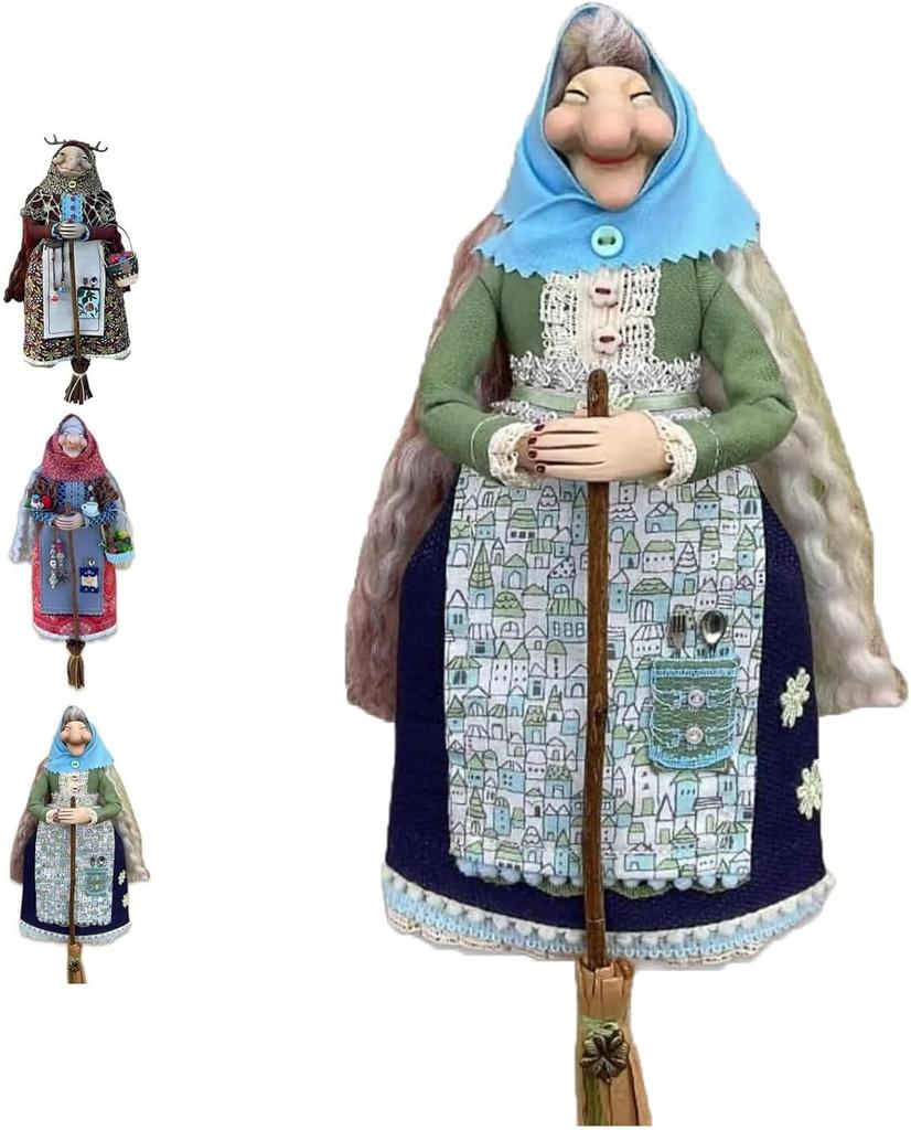 Kitchen Witch Doll Handmade Kitchen Witch Doll for Good Luck Enchanting Good Luck Charm Cooking Dolls