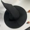Fashion Party Halloween Sorcerer Hat Portable Vintage Witch Hat Cosplay Props