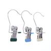 10Pcs Stainless Steel Clothes Pin With Hooks Laundry Clothes Pegs Hook Multifunctional Non Slip Hanging Clip For Socks Hats Pant