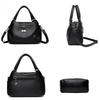 2026 New Multi Layer Large Capacity Women's Tote Bag High Quality Soft Leather Women Handbag Fashi Retro Female Shoulder Bags