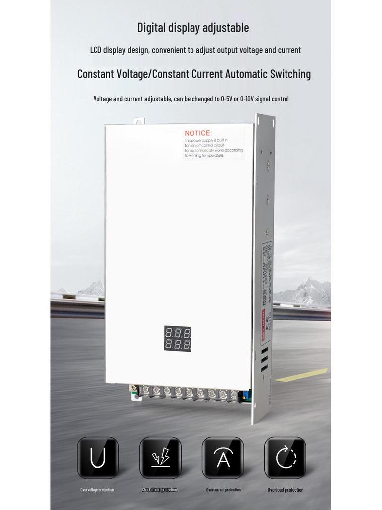 1000W MSE Switching Power Supply: 220V To 12V, 24V, 36V, 48V DC, 0-72V 60A Constant Voltage/Current