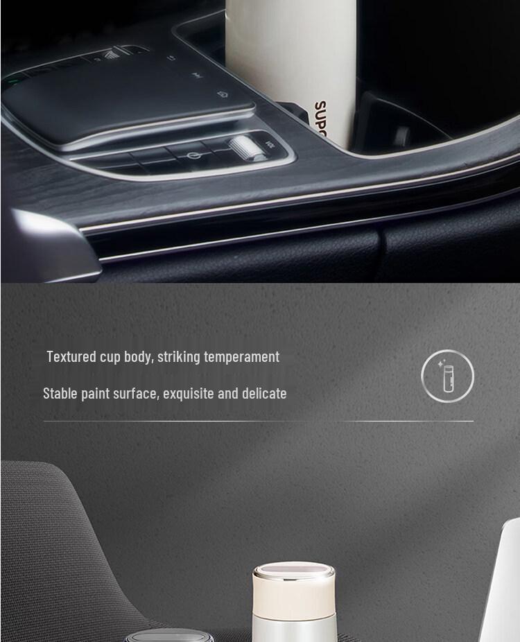Supor Thermal Mug, High Vacuum Insulated, Copper Core, 316L Stainless Steel, LED Temperature Display, KC43HW10.