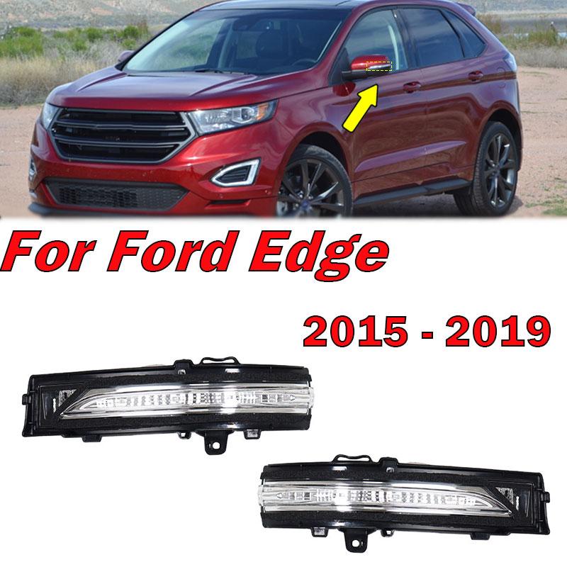 For Ford Edge 2015-2019 Car Accessories Left Right Mirror Turn Signal Light Rear View Mirror Signal Flasher Light Auto Parts New