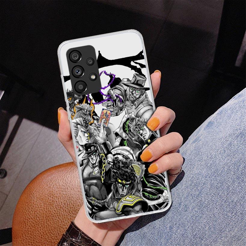 JoJo's Bizarre Adventure Stardust Crusaders Phone Case For Samsung Galaxy A17 A16 A15 A14 A13 A57 A56 A55 A54 A53 A37 A36 A35 A3