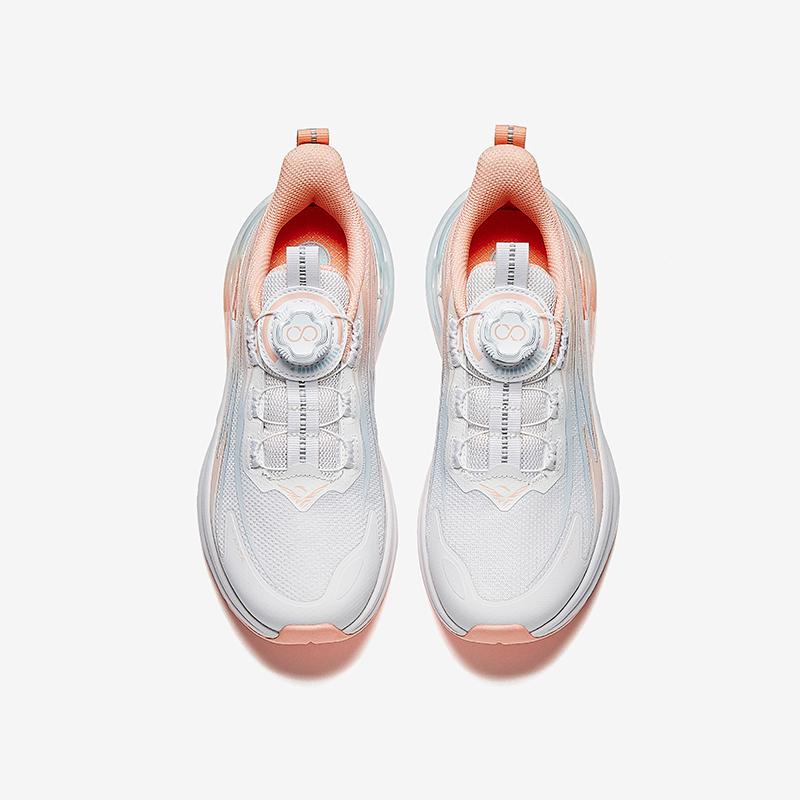 Anta Childrens Red Flame 5.0 Fabric Trendy Fashion Fitness Test Shock Absorption Wear-Resistant Low-Top Childrens Running Shoes 322515503-2