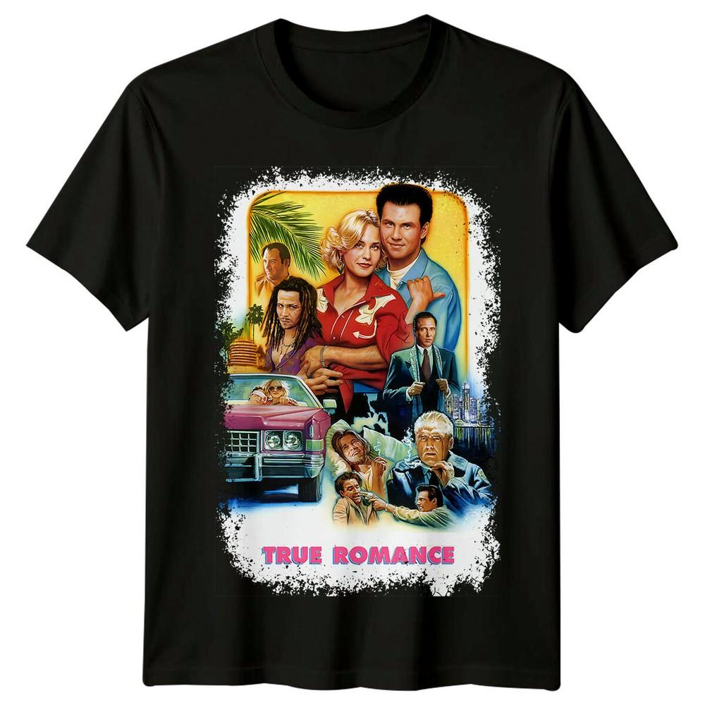 Pravá romance (1993) Tričko inspirované filmovým plakátem Retro 90. léta Unisex