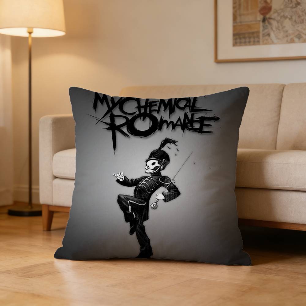 My CChemical RRomance MCR Pillow Case Pattern Printed Pillowcase For Living Room Sofa Cushion Cover