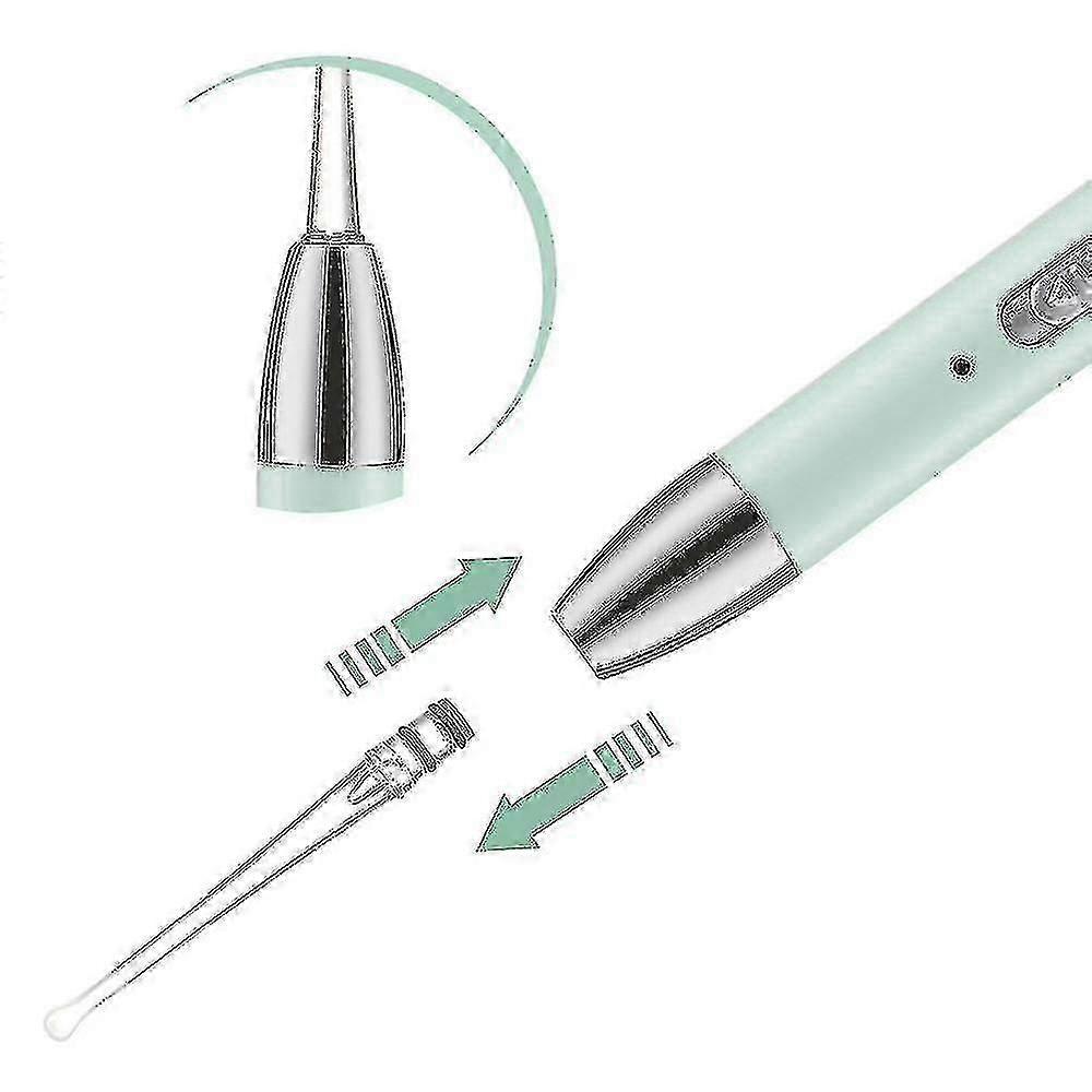 Ear Wax Removal Tool Set Mirror Flower Ear Pick Cleaner Kit With Led Light And 5 Times Magnifier