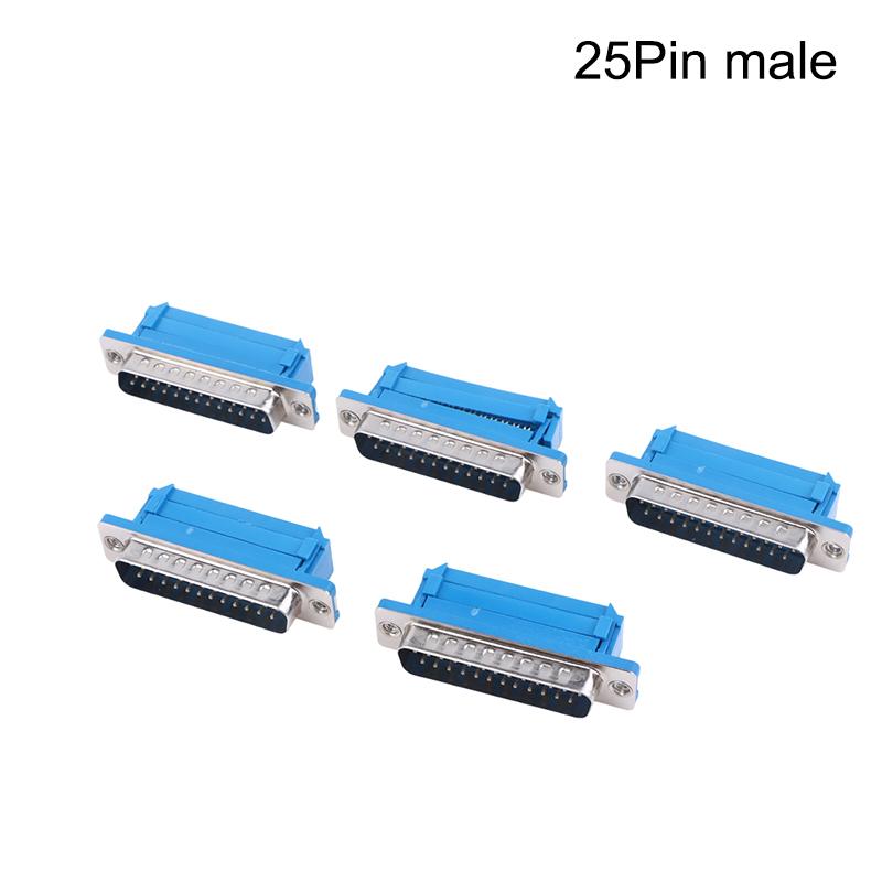 5Pcs Didc Male Female Serial Port Connector Solderless Connectors Db9 Rs232 Serial To Terminal Female Male Adapter Connector