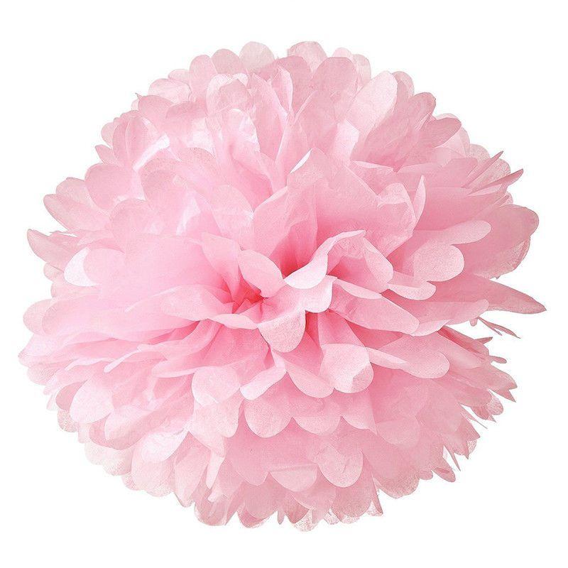 9pcs 8 10 Tissue Paper Pom Poms Ball Wedding Birthday Party Baby Decor Room