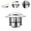 Round Chimney Cap Flue Cover Rainproof Cone Top Exhaust Vent Lid Roof Rain Guard
