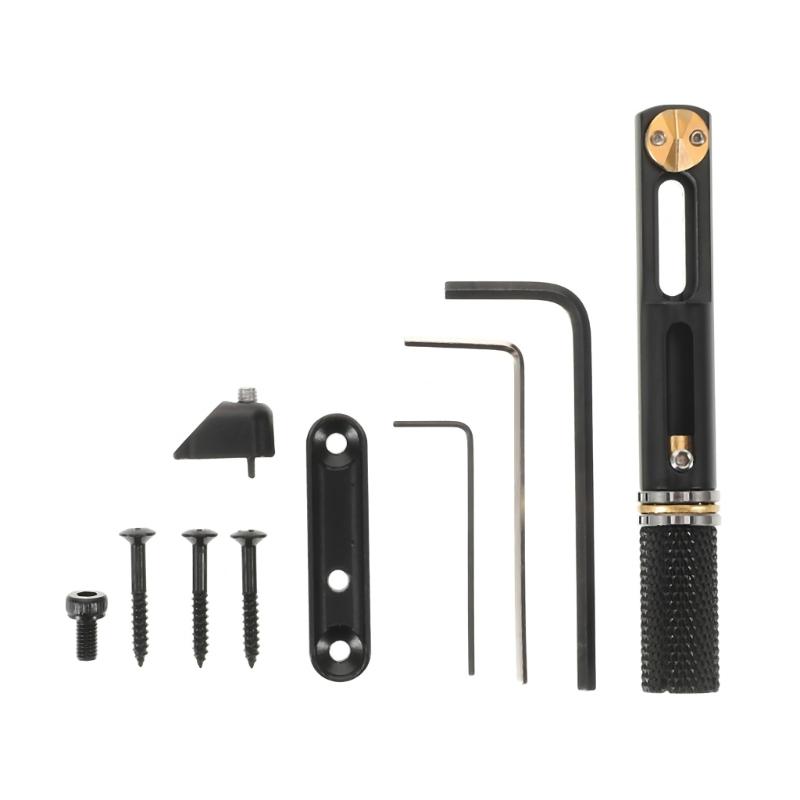 Zincs Alloys Guitar Saddles Bridge For Headless Guitar Stable Performances Easyly Installation Durable Brass Hardware