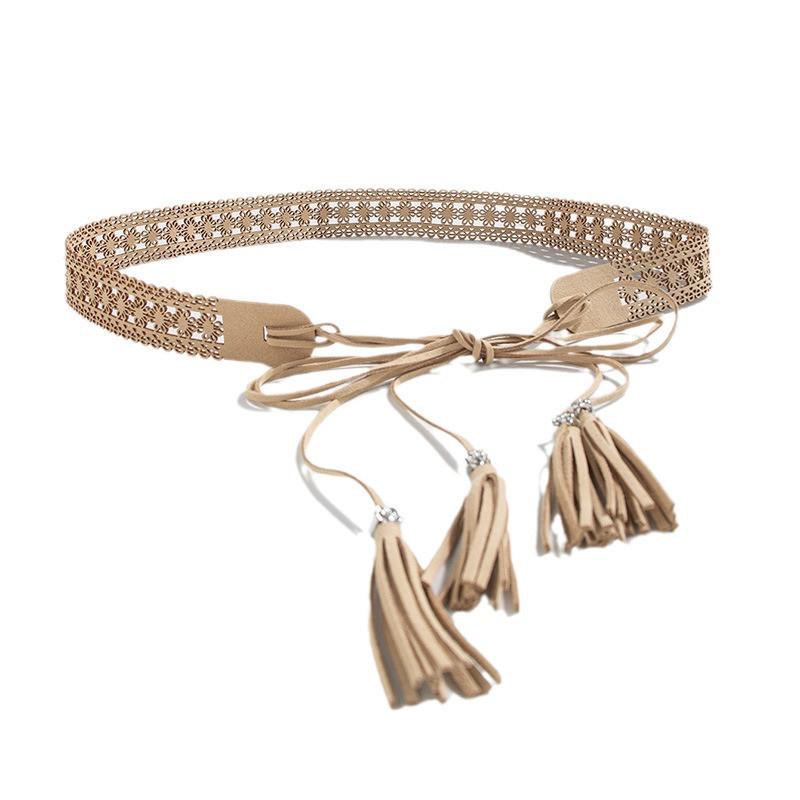 Waist Fashion Bohemian Belt With Openwork Detailing For Women Adult
