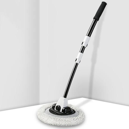 Car Wash Brush Adjustable Length 90 Degree Rotation Retractable Microfiber