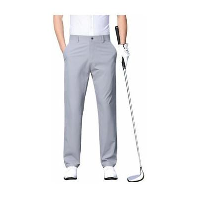 [Afylln] Men's Stretch Pants, Chinos, Golf Pants, Golf Wear, Large Size, Slacks, Commuting, Business, Trainka, Sports Trousers