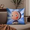 Anime Yumi's Cells The Movie Pillow Case Anti-dustmite Pillowcase Invisible zipper silky short plush Sofa cushion cover