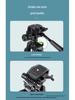 Camera Tripod: Mirrorless & Phone Stand with Fill Light and Stabilizer for Live Streaming, Selfies, and Outdoor Videos