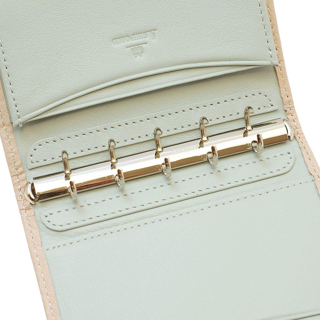 Ashford System Notebook Mini Size Modern Grace Flap Ring Diameter 13mm 20 5-Hole [Venus Lake]
