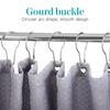 5/10/20 Pcs Metal Shower Curtain Gourd Shaped Hook AccessoryTowel Drying Hanging Hook