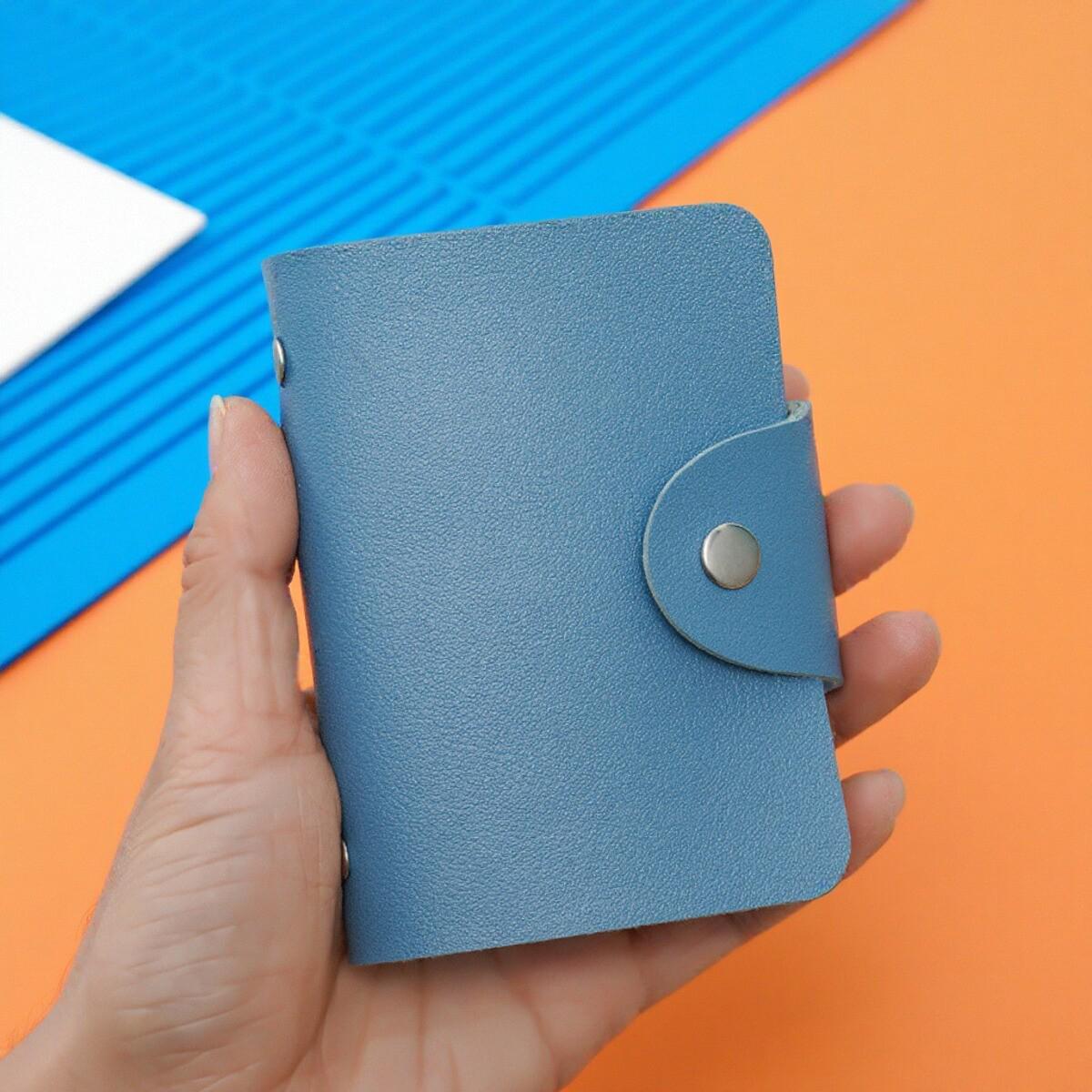 

Креативний тримач для кількох карток - ідеально підходить для подарунків, банківських карток і карток страхування Double-sided 24 Card Slots