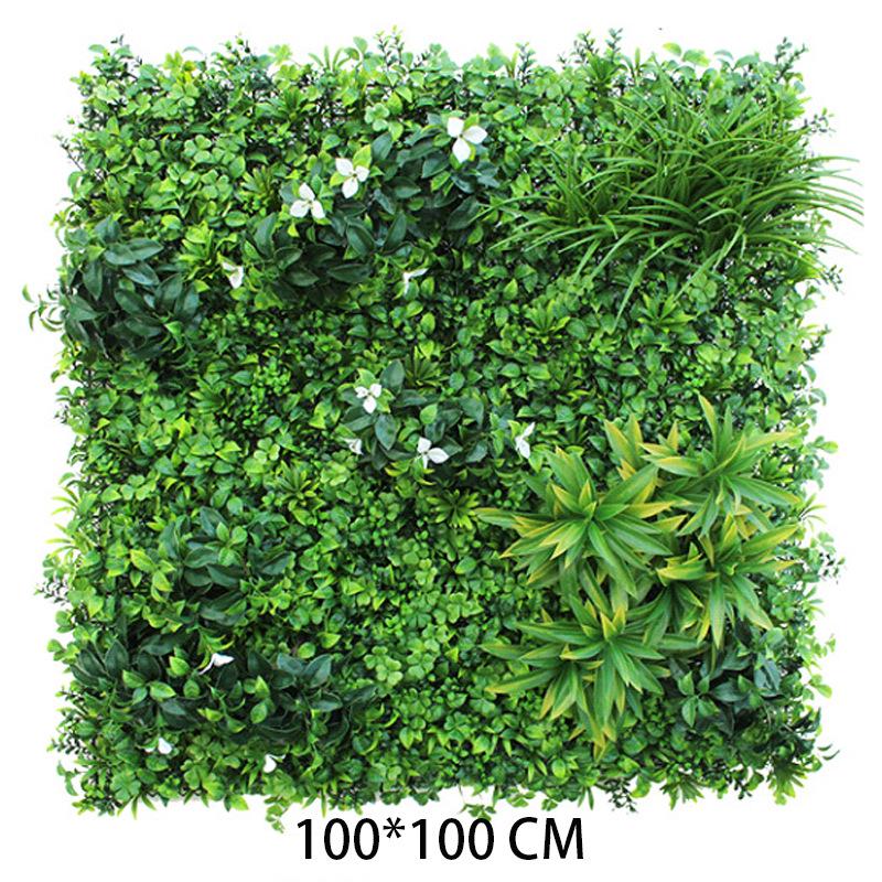 Flame-Retardant Green Wall: Anti-Aging Lawn Decoration for Malls & Backgrounds