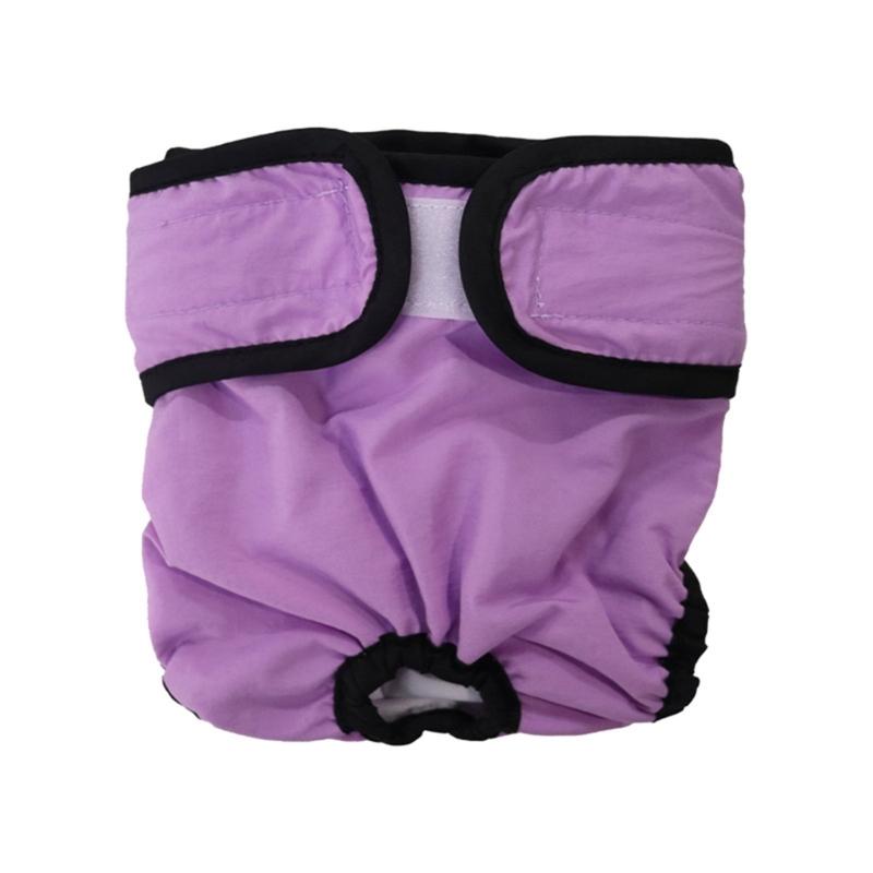 Dog Physiological Pants Girls Dog Diapers Washable Multiple Color for Girls Dogs Comfortable Reusable Dog Belly Wraps
